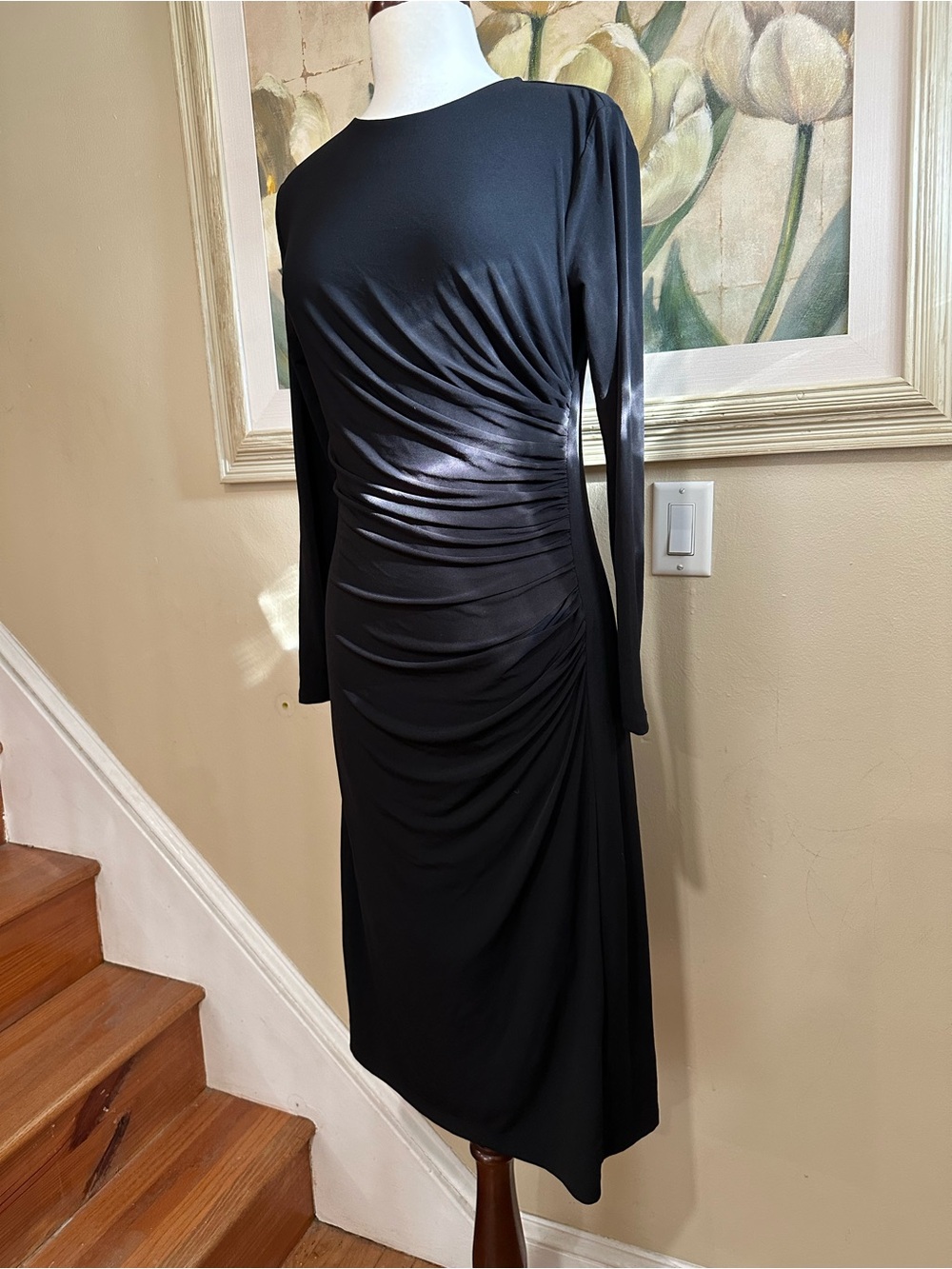 Banana Republic Women's Black Cocktail Dress Size Medium - Picture 4 of 7